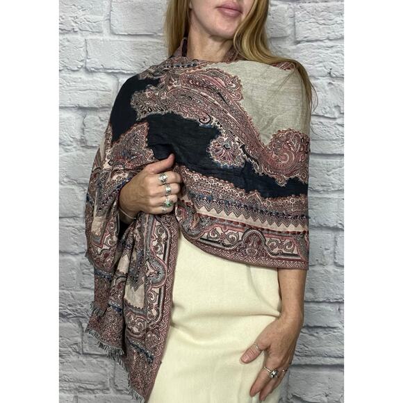 J Jill Pashmina Style Scarf Wrap - Picture 3 of 7